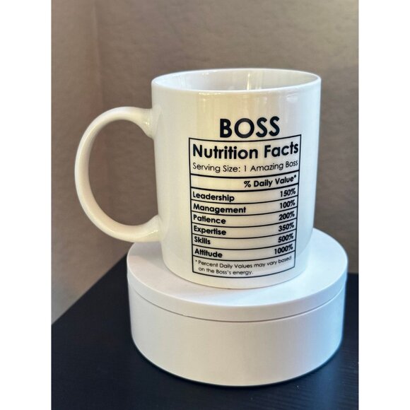 Boss Mug Perfect Office Gift | Coworker Mug | Mom Mug | Dad Mug| Boss nutrition - Picture 2 of 6